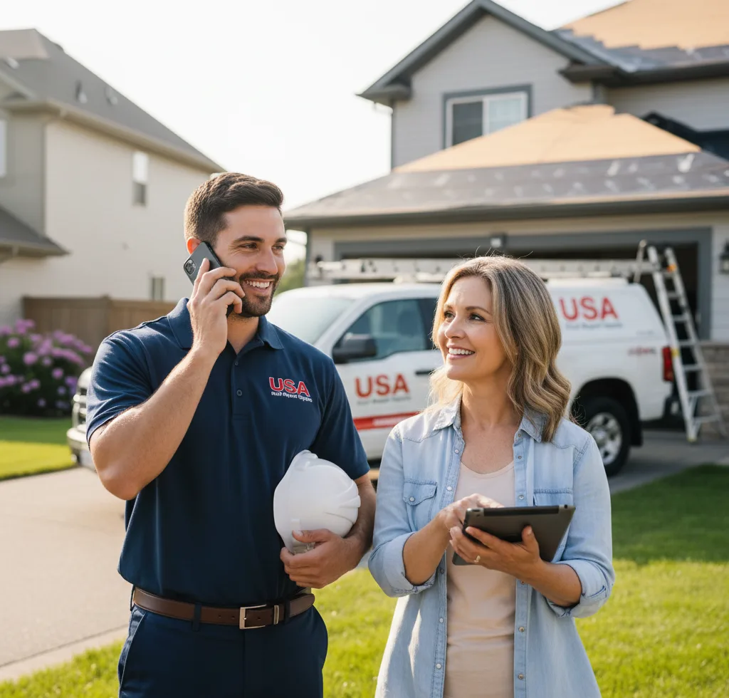 USA Roof Repair Experts customer support in Daleville